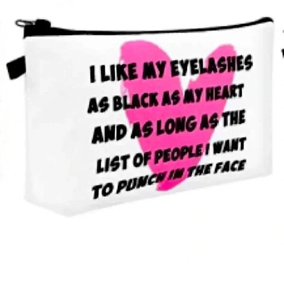 Cosmetic Bag Waterproof Zipper Pouch - Picture 1 of 2